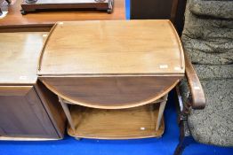 A light stain Ercol tea trolley
