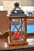 A modern candle lantern