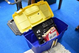 A toolbox and contents
