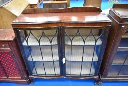 An early 20th Century mahogany china cabinet