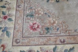 A Chinese carpet square (selling for St Johns Hospice Charity)