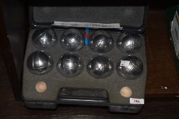 A set of Scotcade leisure boules.