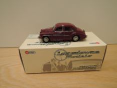 A Lansdowne Models (Brooklin Models) 1:43 scale die-cast, LDM 70 1957 Wolseley 15/50, maroon B, in