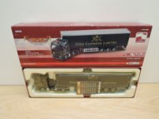 A Corgi 1:50 scale Limited Edition diecast, CC15201 MAN TGX Curtainside, Dyce Carriers Ltd,