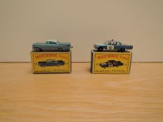 Two Matchbox Series Lesney 1961-1965 diecasts, No 55 Police Patrol Car and No 57 Chevrolet Impala,