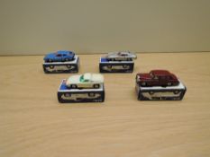 Four Tomy Tomica made in Japan diecasts, British Cars, F6 Rolls Royce Phantom VI, F25 Lotus Europa