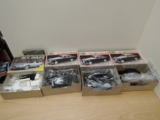 Three Revell 1:24 scale H7325 Rolls Royce Silver Cloud II plastic Kits and two Revell 1:25 scale