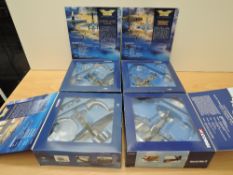 Six Corgi Limited Edition Aviation Archive 1:72 scale diecasts, World War II and similar period,