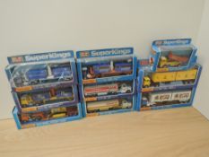 Nine 1978 Matchbox Super Kings diecasts, K16 Petrol Tanker Exxon, K16 Petrol Tanker Shell, K17