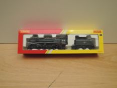 A Hornby Railroad DCC Ready 00 gauge, R2785 2-10-0 Loco & Tender, BR Green 9F Evening Star 92220, in