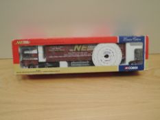 A Corgi 1:50 scale Limited Edition diecast, CC13404 MAN TGA Curtainside with Moffett Mounty-Norman
