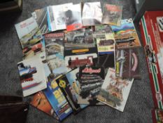 Two boxes of Railway related 1970's and later magazines and booklets including Hornby, Marklin,