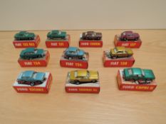 Ten 1977 Polistil Club 33 1:55 scale diecasts, RJ10 Fiat 126, RJ11 Fiat 127, RJ12 Fiat 128, RJ13
