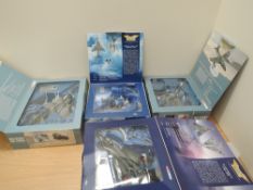 Four Corgi Limited Edition Aviation Archive 1:72 scale diecasts, AA32404 Harrier GR.1, AA32704