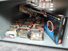 A collection of 14 Corgi 007 The Directors Cut modern diecasts including Thunderball, You Only