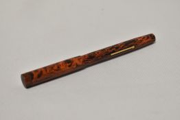 A Mabie Todd Swan SF1 lever fill fp in black and red having Swan 1 nib. Slight damage to the nib