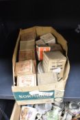 A small box of assorted Universal Gas Mantles.