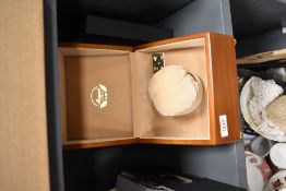 A wooden Rapport Automatic Watch Winder complete with plug.