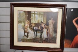 Charles Haigh-Wood 1856-1927 a print A Time for Roses