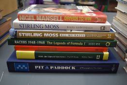 Motoring. Two Coterie Press titles - Pit & Paddock; 1965: Jim Clark & Team Lotus. With; a small