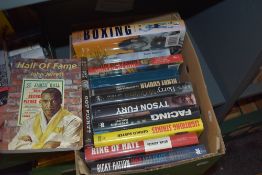 Sport. Boxing/Pugilism. A small carton. Modern hardbacks and softbacks. VG copies. (14)