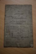 Manuscript. Local interest. A hand-written draft of 'The Literary and Philosophical Magazine'