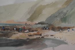 Jane Taylor RWS RBA (20th Century, British), watercolour, 'Osmington Mill', signed to the lower