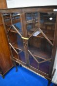 An early 20th Century mahogany china cabinet