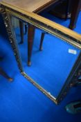 A gilt frame wall mirror, approx. 86 x 61cm