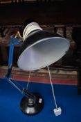A vintage angle poise lamp