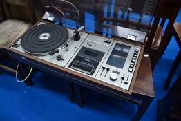 A vintage Sharp music centre (no speakers)