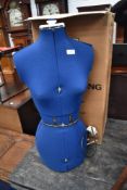 A vintage dressmakers dummy in original box