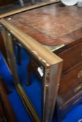 A gilt frame wall mirror, approx. 75 x 66cm