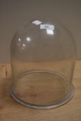 A vintage glass dome.