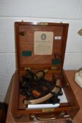 A 1940s/50s sextant in case, Heath & Co, New Eltham, London.