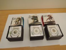 Three Royal Mint 2020 Limited Edition UK 50P Silver Proof Coins, Tales of the Earth Dinosauria