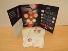 A London Mint, Winston Churchill Inspiration to a Nation, five Brilliant Uncirculated and one