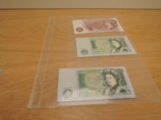 A collection of GB Uncirculated Banknotes, 1955-1962 L K O'Brien 10 Shilling C12 224440 & A36