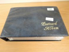 COLLECTION OF APX 200 POSTCARDS IN ALBUM, ALL HUMEROUS AND POLICE RELATED Postcard album with in the
