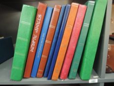 10 x STOCKBOOKS WITH VARIOUS C/WEALTH & WORLD COLLECTIONS, ALL ERAS, M & U 10 stockbook, various