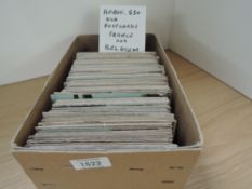 BOX WITH APX 550 OLD POSTCARDS, FRANCE & BELGIUM Box with around 500 postcards, all from France