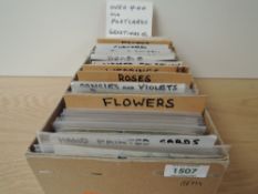 BOX WITH 400+ POSTCARDS, GREETINGS, FLOWERS, HAND PAINTED AND MORE! Box with an estimated 400+