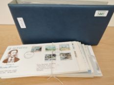 BERMUDA 1960's-80's COLLECTION OF APX 80 ILLUSTRATED FIRST DAY COVERS Album and bundle of loose