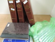 COLLECTION OF 4 POSTCARD ALBUMS + LOOSE, TOPOGRAPHICAL four albums of postcards with Ships and