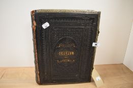 A 19th Century Browns family bible published by Thomas C Jack, Edinburgh
