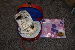 Four pairs of vintage 1940s pales blue old stock knickers, and seven pairs of 1950s/60s knickers,