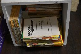 A collection of vintage copies of the Model Engineer.