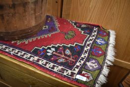 A traditional prayer rug, approx. 88 x 52cm