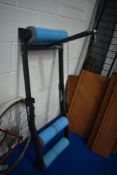 A set of Tacx Antares bike training rollers.