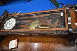A 19th Century Vienna wall clock